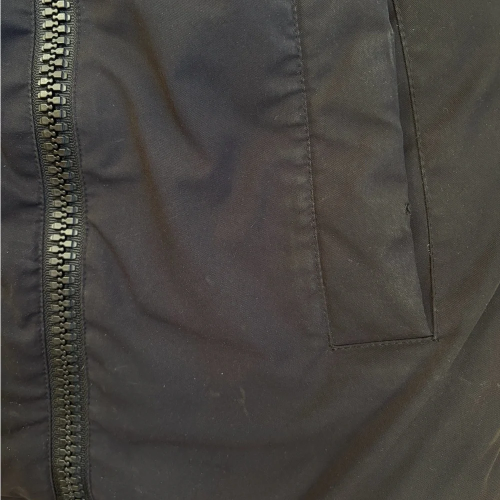 Kids Black Jacket with Green Hood